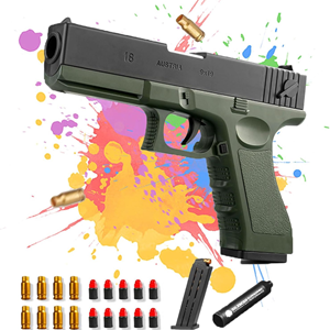 تفنگ اسباب بازی کلت تیر پرتابی پوکه پران Toy Gun مدل ‎XWUK-034_اسباب بازی
